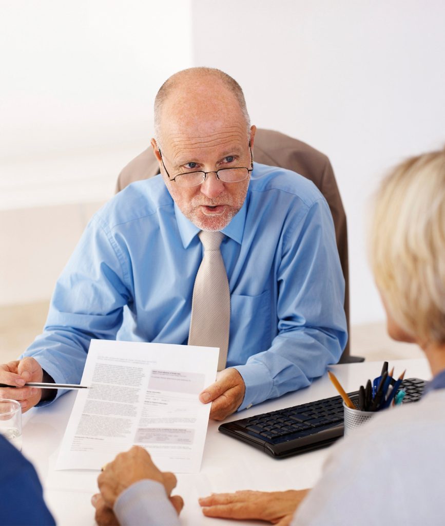 renewable energy account talking with clients
