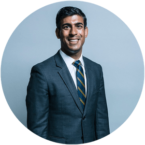 Headshot photo of Rishi Sunak