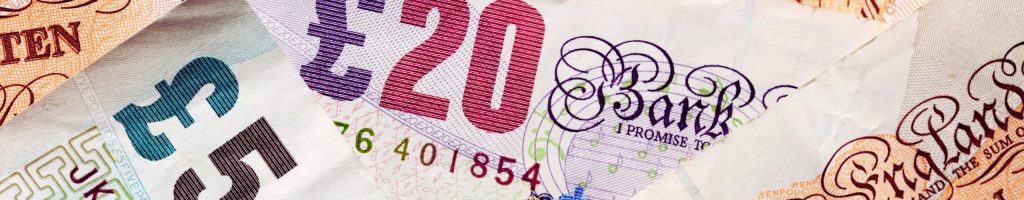 British pound sterling banknotes